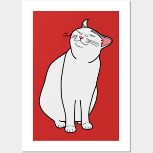 Smug Cat Meme Posters and Art